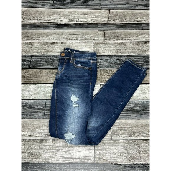 American Eagle Super Hi Rise Jegging Jeans Stretch - Picture 2 of 7